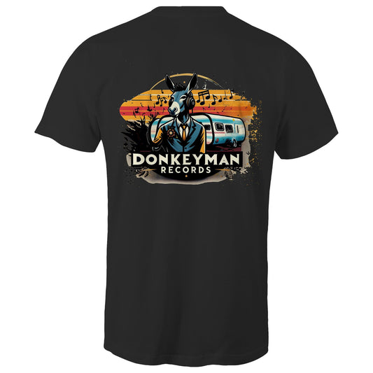 Donkeyman Records Logo Plain Front | AS Colour Staple - Mens T-Shirt