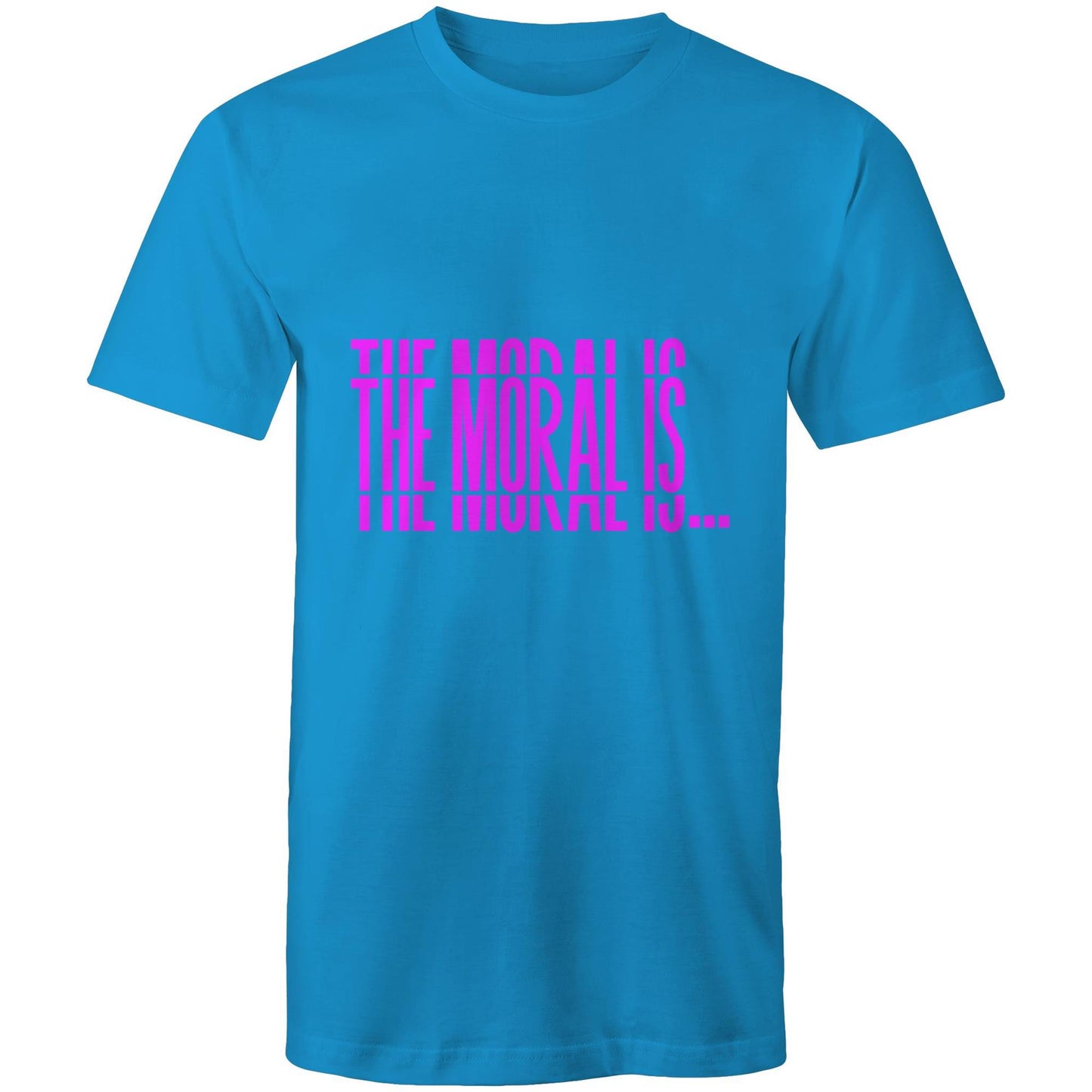 The Moral Is... AS Colour Staple - Mens T-Shirt