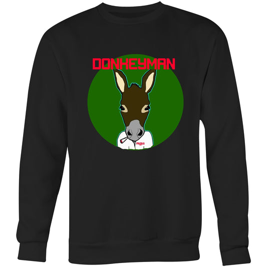 Donkeyman Green Logo Crew Sweatshirt